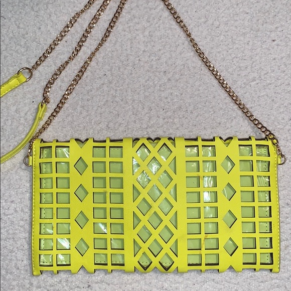 Bright yellow crossbody bag - Picture 2 of 4